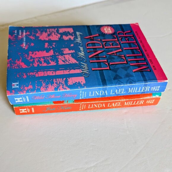 VTG Linda Lael Miller Harlequin Romance Lot Set of 2 Paperback Small - Picture 3 of 6